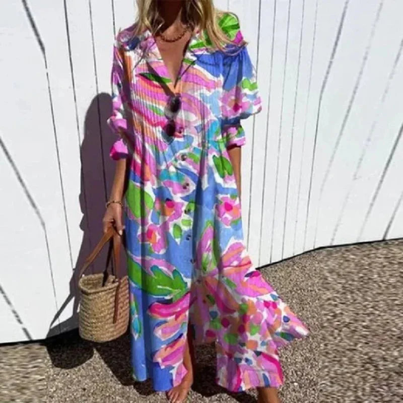 Ariana™ - Robe d'été colorée
