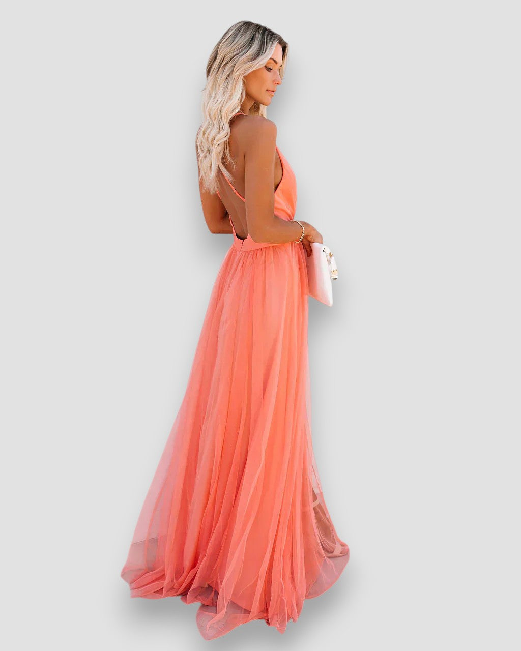 Joli™ - Robe d’été élégante en orange vif