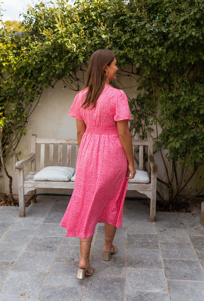 Charleen™ - Robe midi léopard élégante