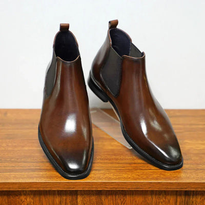 Court™ - Bottes en cuir vintage