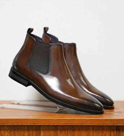 Court™ - Bottes en cuir vintage