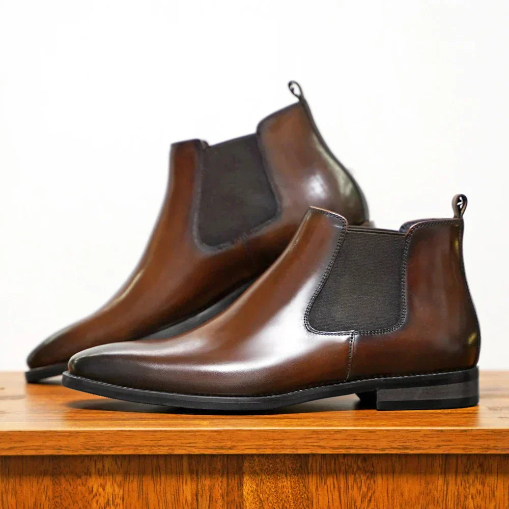 Court™ - Bottes en cuir vintage