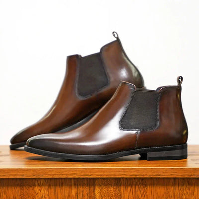 Court™ - Bottes en cuir vintage