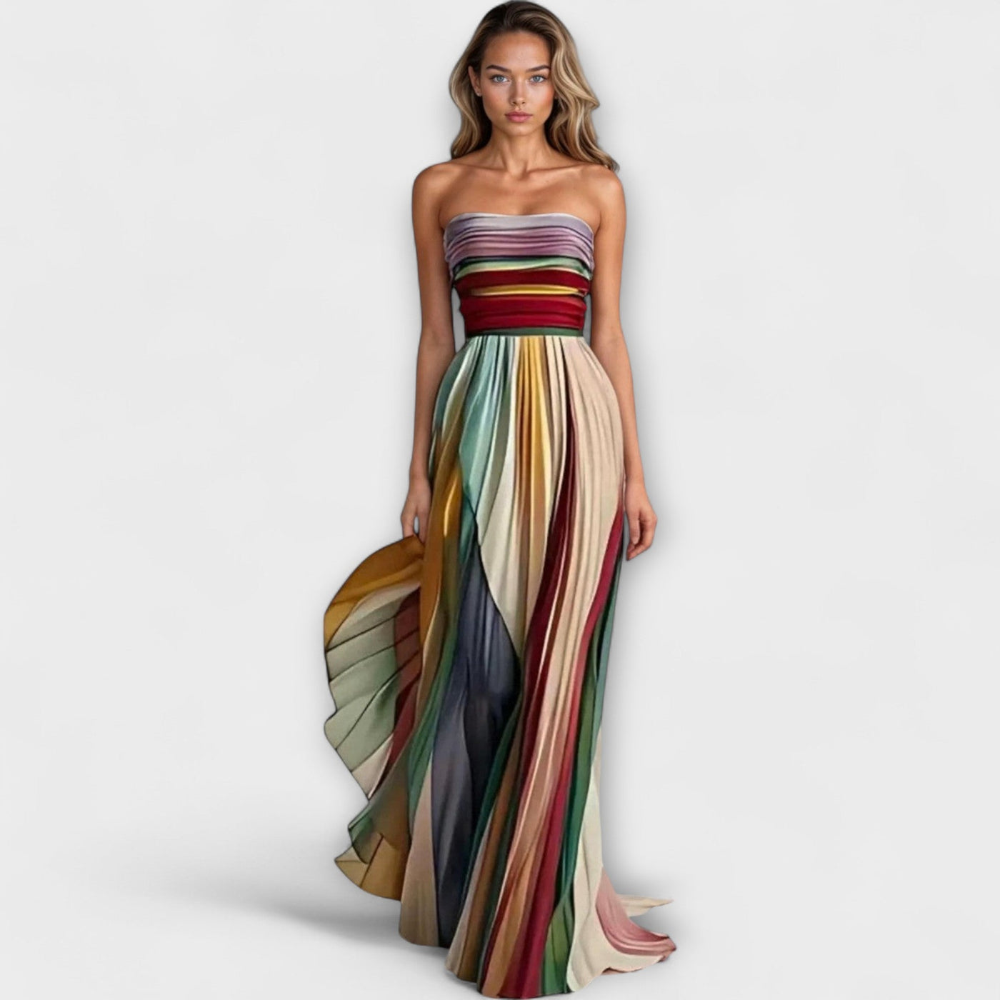 Olivia™ - Robe d’été colorée