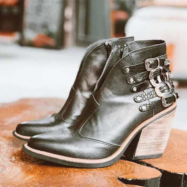 Alisanne™ - Bottes en cuir vintage