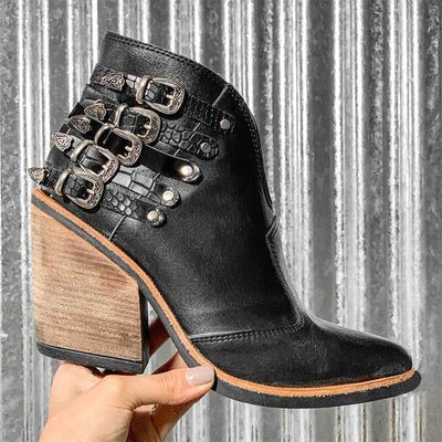 Alisanne™ - Bottes en cuir vintage