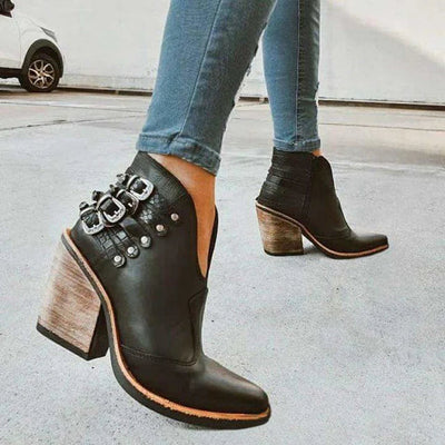 Alisanne™ - Bottes en cuir vintage