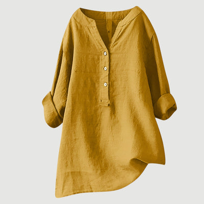 Joyelle™ - Blouse légère à boutons