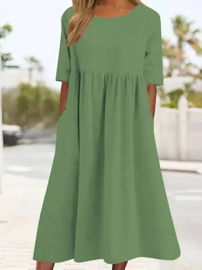 Jaclyn™ - Robe à col rond avec poches