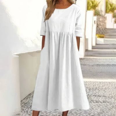 Jaclyn™ - Robe à col rond avec poches