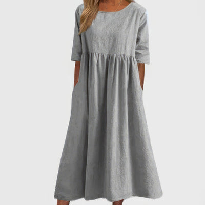 Jaclyn™ - Robe à col rond avec poches
